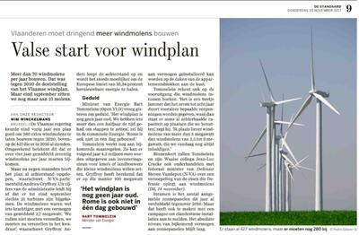 Valse start voor windplan